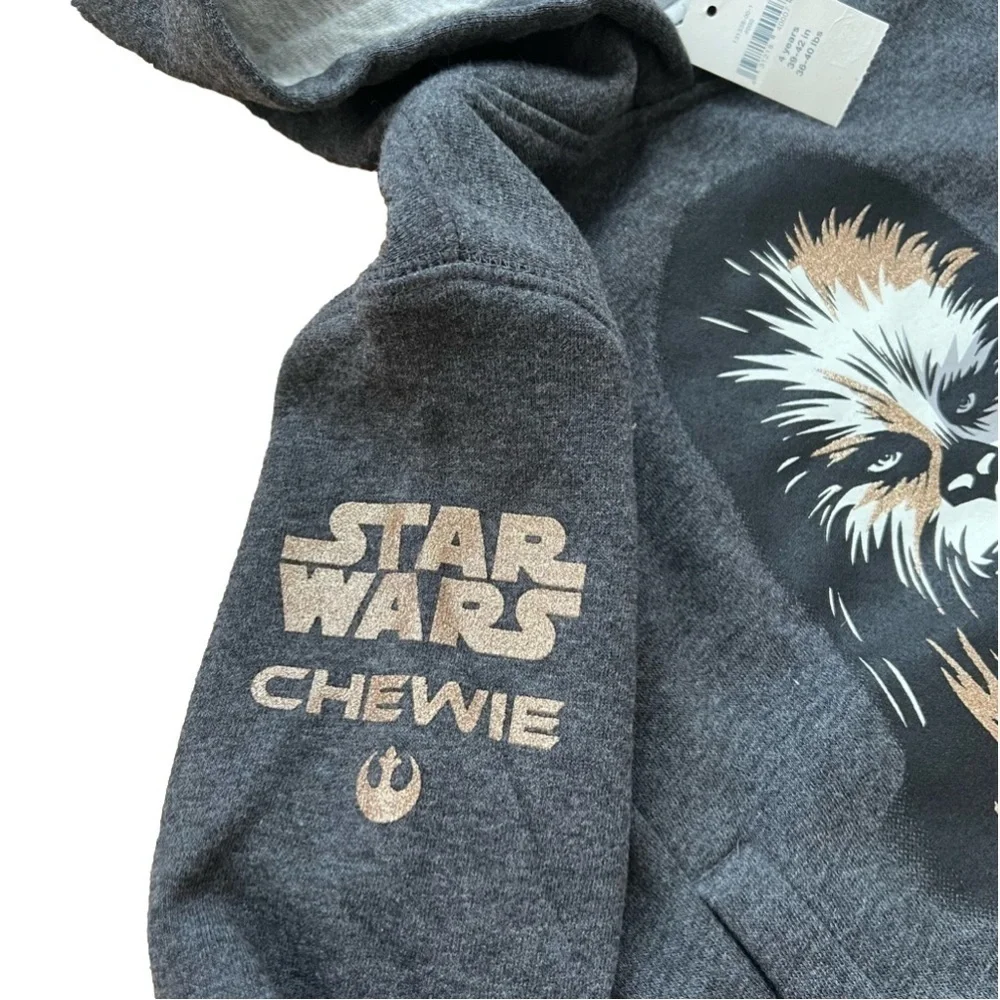 Gap Kids STAR WARS Chabuka Glitter Hoodie sz4T